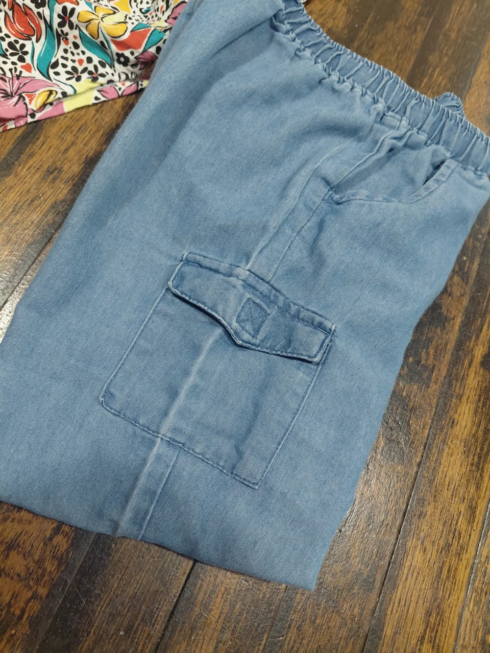 Vince Camuto Light Blue Cargo Jogger Pants for Kids